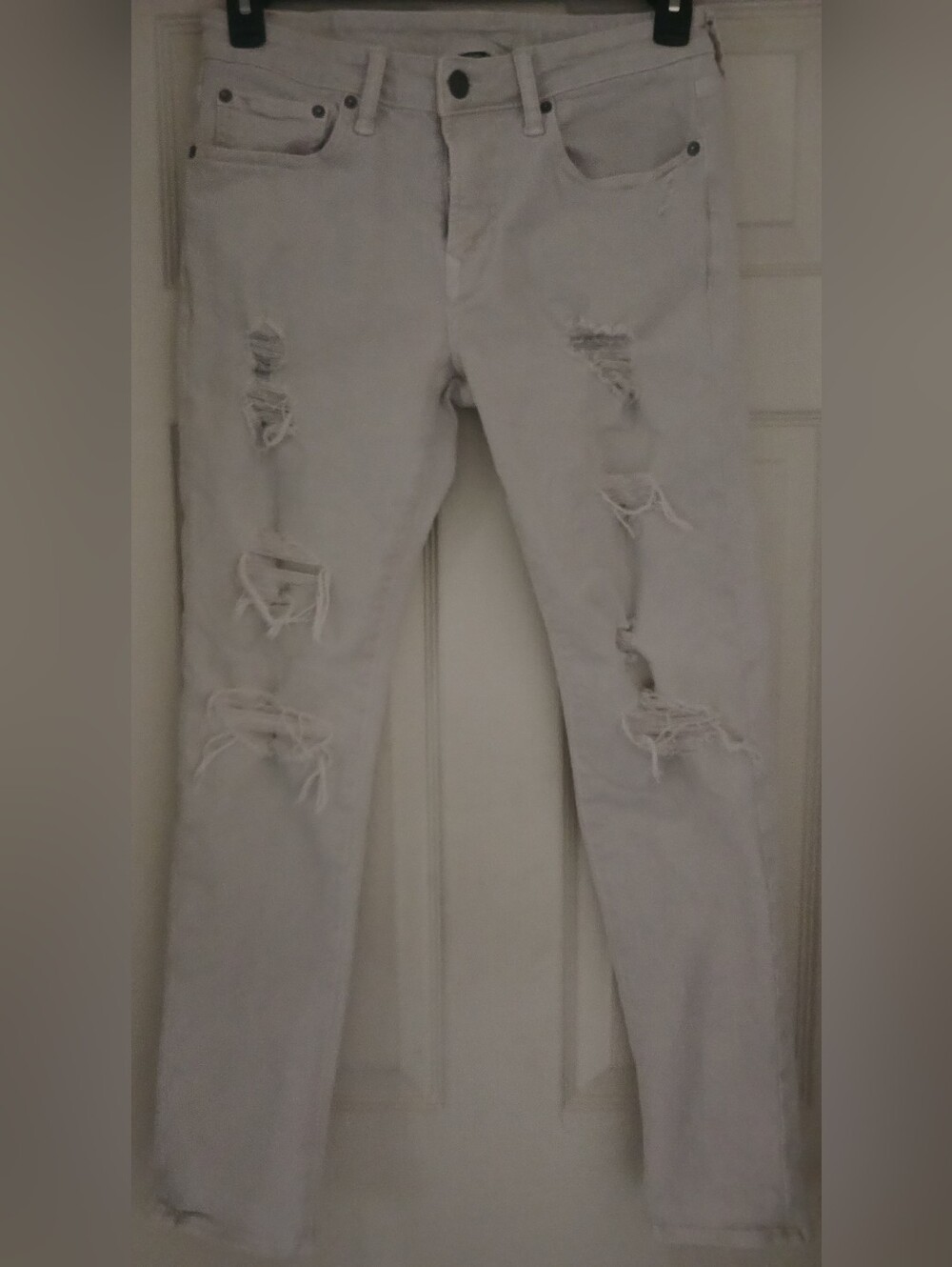 American Eagle Outfitters Off-White Skinny Jeans 30x32